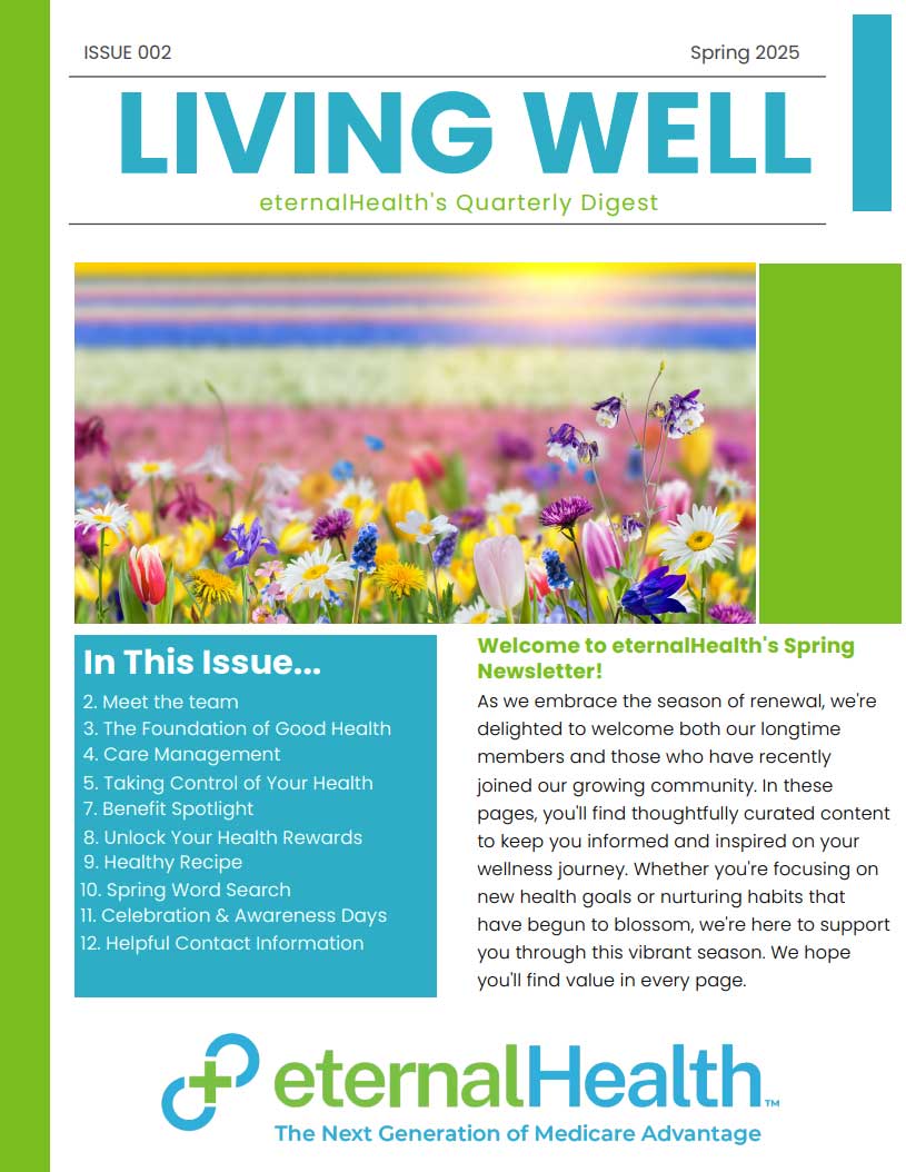 Spring 2025 Member Newsletter cover