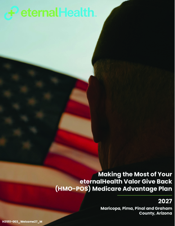 Cover of the eternalHealth Valor Give Back 2027 Member Welcome Kit